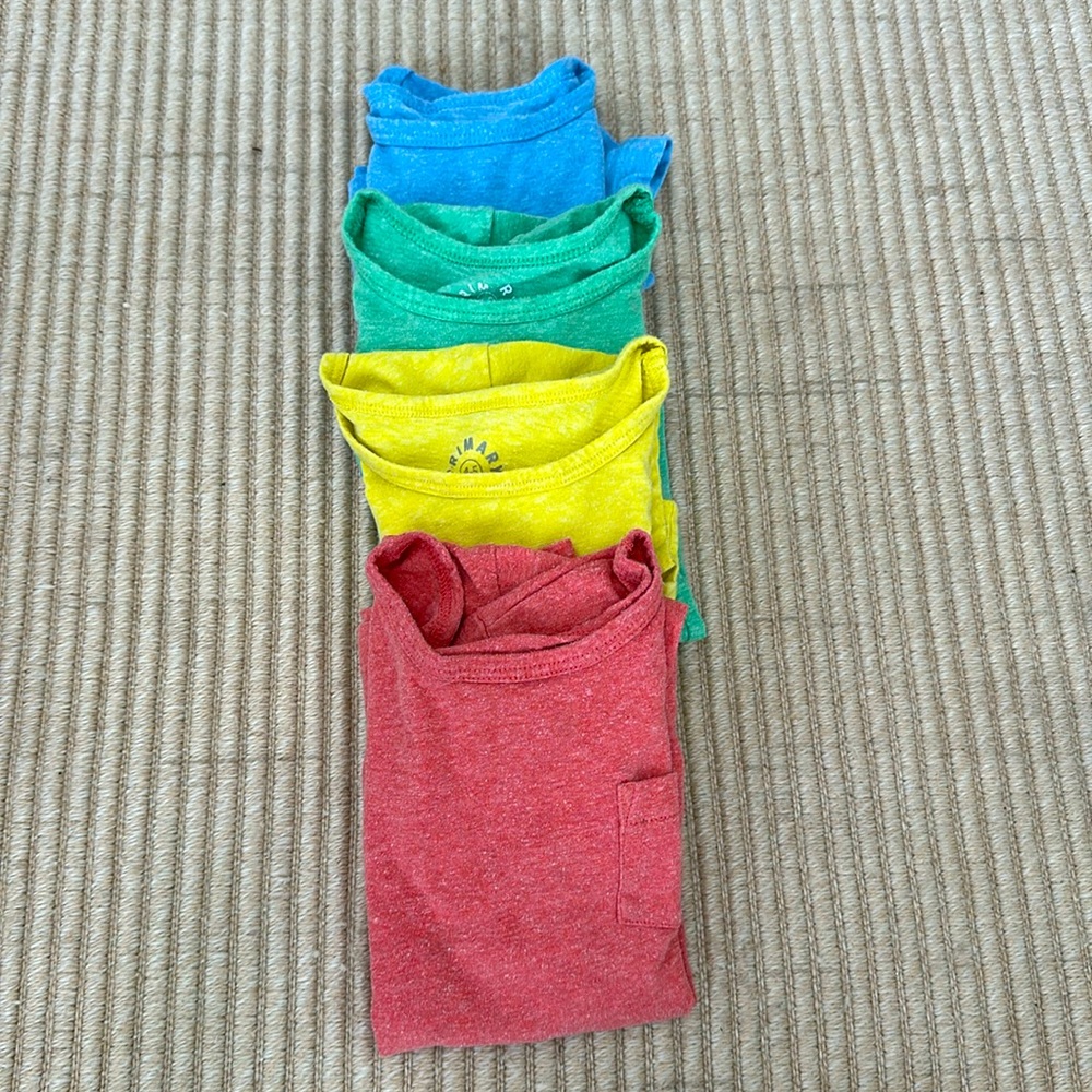 Primary size 4-5 T-shirts